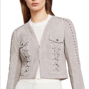 Brand new, never worn BCBG Suede Jacket